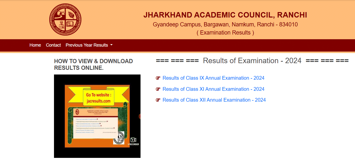 JAC 10th Result 2025
Jharkhand Board 10th Result 2025