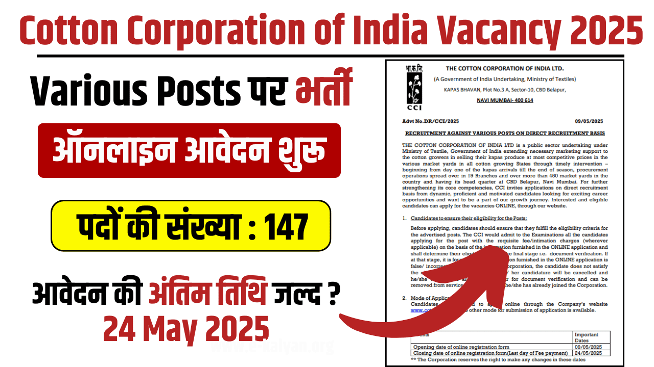 CCI Recruitment 2025