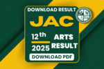 JAC Board 12th Arts Result 2025