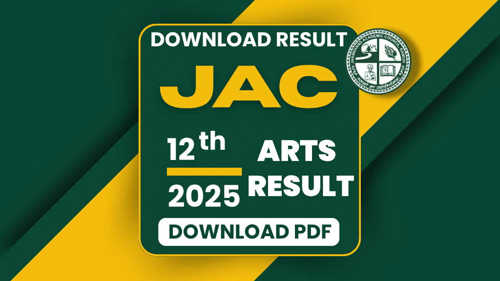 JAC Board 12th Arts Result 2025
