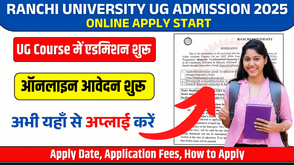 Ranchi University UG Admission 2025
