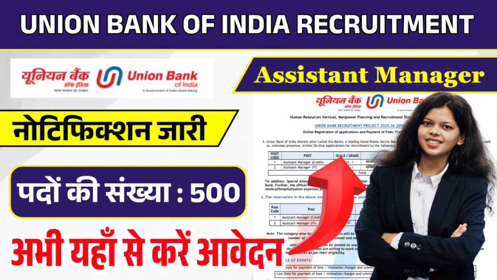Union Bank of India Vacancy 2025